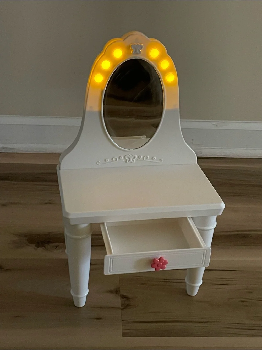 My Life Light up Doll Vanity Dresser for 18 Inch Dolls Fits American Girl Doll